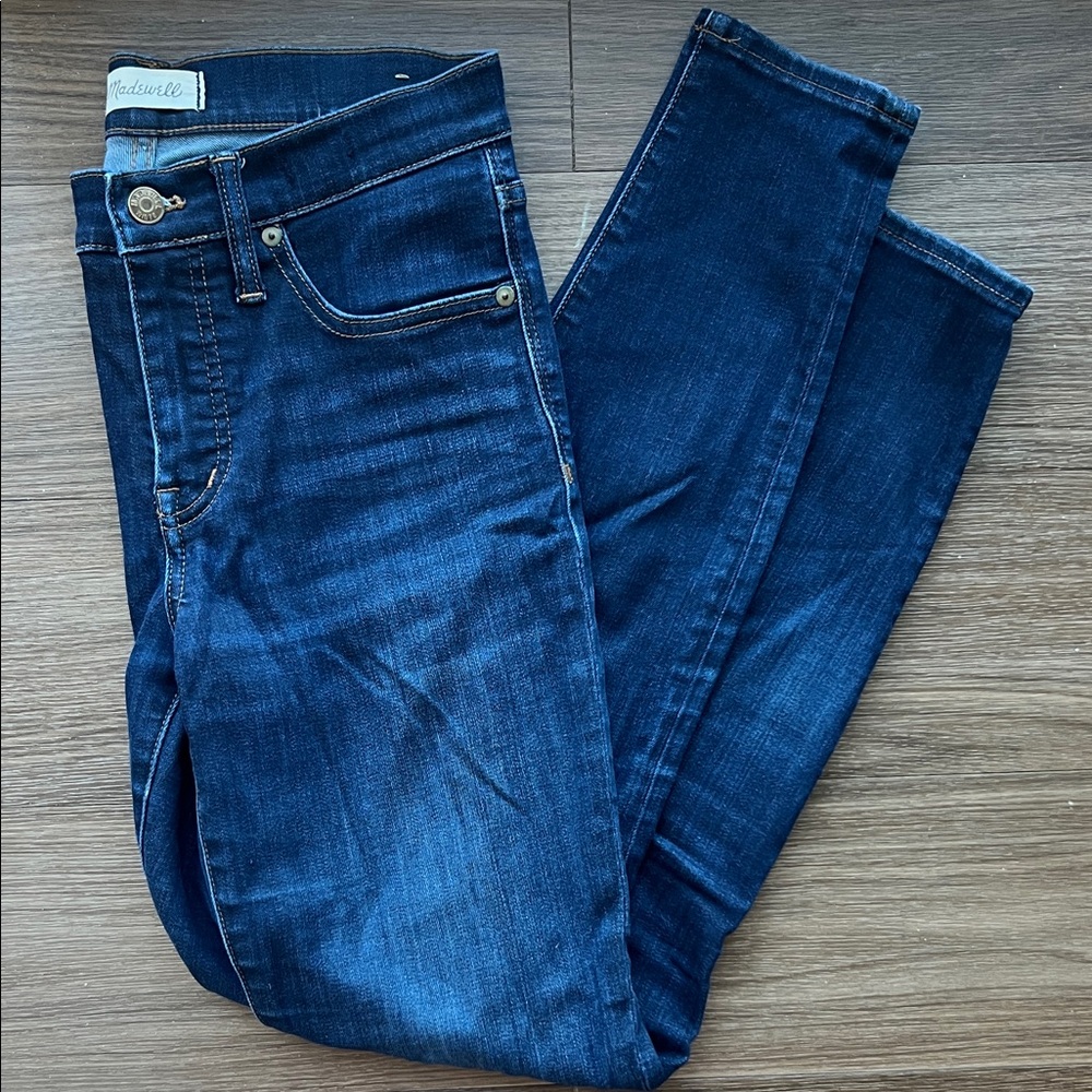 Madewell Skinny Jeans in Deep Indigo Wash Size 26